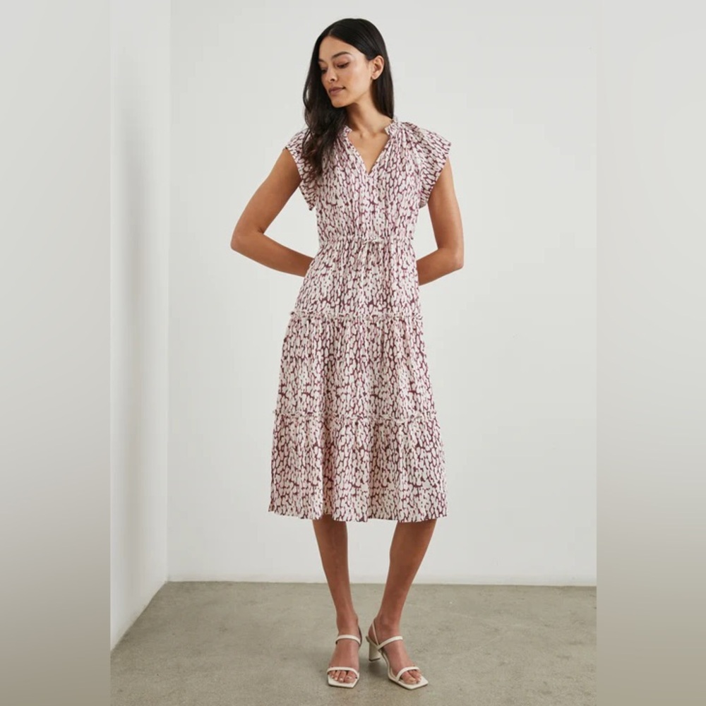 Like New! Rails Pink Leopard Juni Gardenia Dress. Size XS